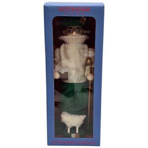 Nutcracker Village Ireland Shepherd w/ Sheep Figure 2005 Boxed